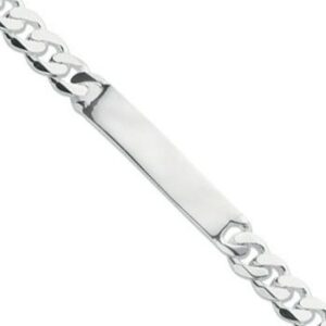 Silver ID Gents 8" Bracelet