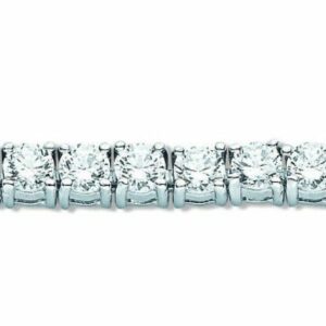 Silver Cz Tennis Bracelet