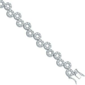 Sliver Fancy Cz Bracelet