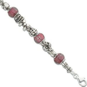 # 0.99 Silver Murano Glass Bracelet