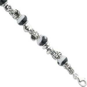 # 0.99 Silver Murano Glass Bracelet