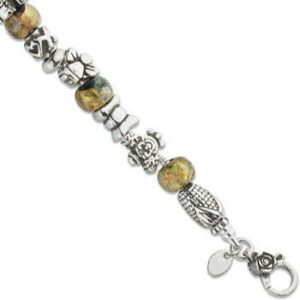 # 0.99 Silver Murano Glass Bracelet
