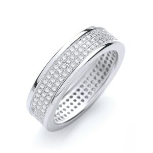 Micro Pave' Full ET Ring 165 Cz