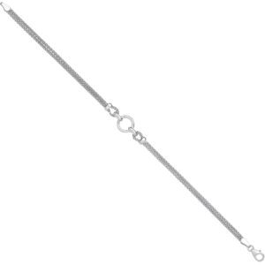 Silver Circle Ladies Bracelet