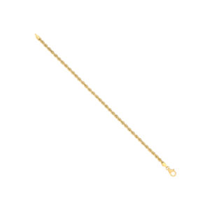 14ct Y/G Hollow Rope 3.3mm Chain