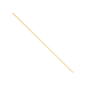 14ct Y/G Hollow Round D/C Belcher 3.3mm Chain