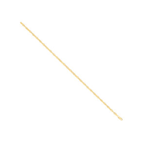 14ct Y/G Hollow Shiny Anchor 3.3mm Chain